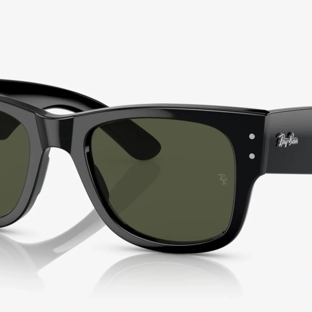 Ray-Ban Black Square Sunglasses with Dark Lenses